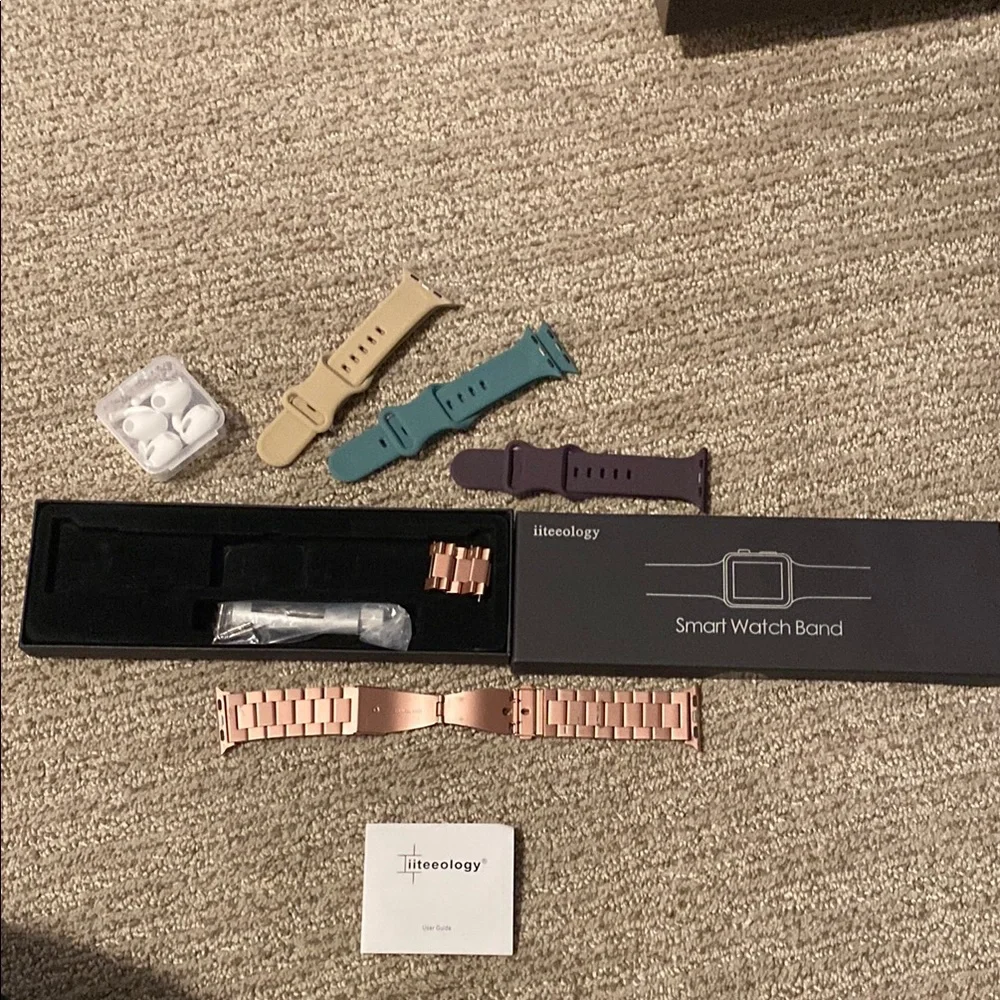 Smart Watch Bands lot + AirPod covers